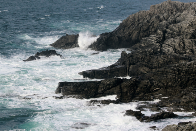 The sea and the land